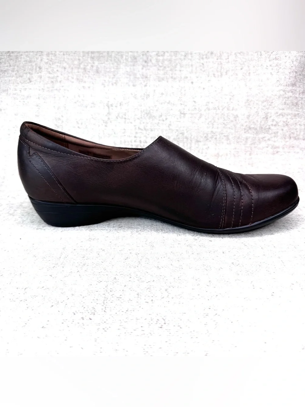 Dansko Franny dark Brown Leather Slip-On Flats comfort loafers sz‎ 10-10.5, 41